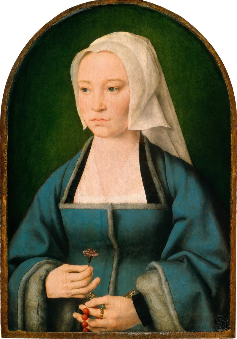 Margaretha Boghe, echtgenote van Joris Vézeleer - Joos van Cleve