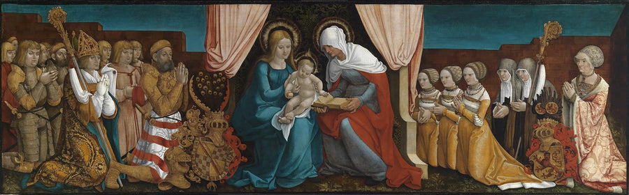 Markgraaf, moeder en kind - Hans Baldung Grien