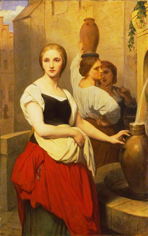 Margriet aan de fontein - Ary Scheffer
