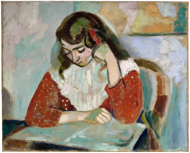 Marguerite die leest - Henri Matisse