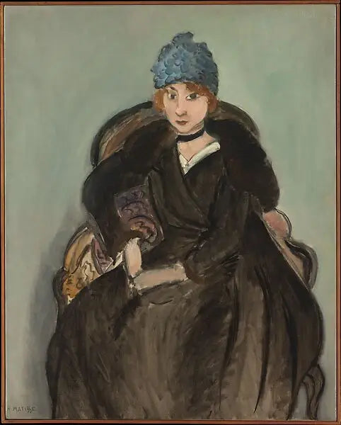 Reproduction du tableau « Marguerite portant un chapeau - Henri Matisse » par Alpha Reproduction en peinture à l’huile