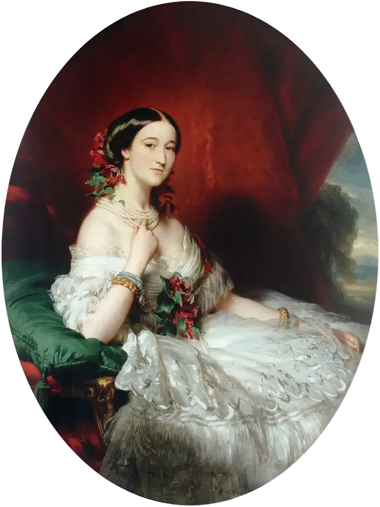 Maria Francisca de Sales Portocarrero - Franz Xaver Winterhalter

Source:
María Francisca de Sales Portocarrero - Franz Xaver Winterhalter