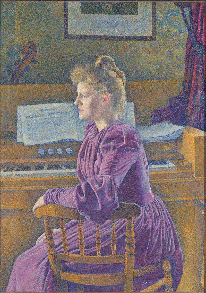 Maria Sèthe, de toekomstige mevrouw Henry Van de Velde - Théo van Rysselberghe