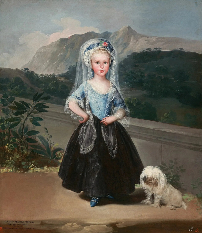 María Teresa de Bourbon y Vallabriga, later Countess of Chinchón - Francisco de Goya