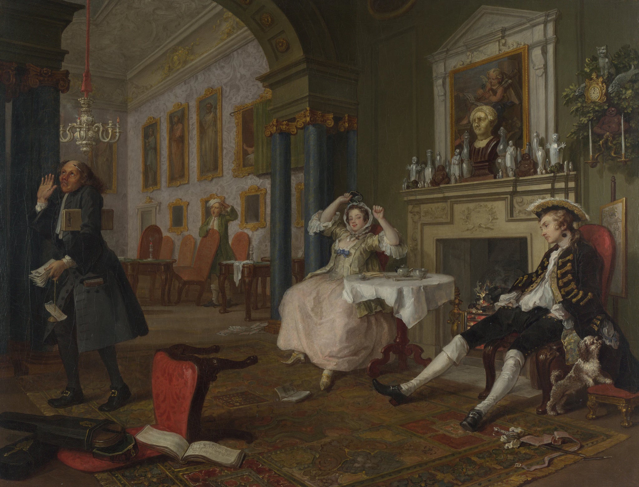 Mariage à la mode 2 : le tête-à-tête - William Hogarth