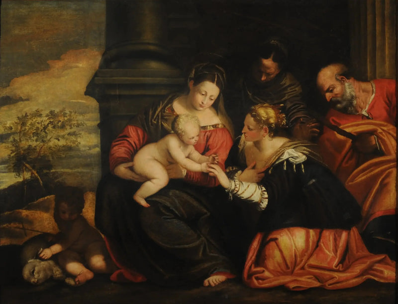 Mystieke bruiloft van Sint-Catharina van Alexandrië - Paul Véronèse

Source:
Mariage mystique de sainte Catherine d'Alexandrie - Paul Véronèse