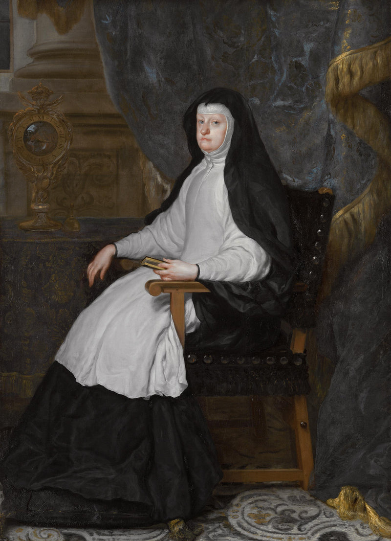 Mariana van Oostenrijk, echtgenote van koning Filips IV van Spanje, als weduwe - Claudio Coello