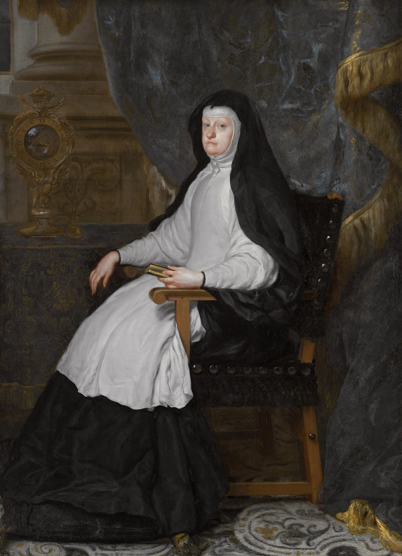 Mariana van Oostenrijk, echtgenote van koning Filips IV van Spanje, als weduwe - Claudio Coello
