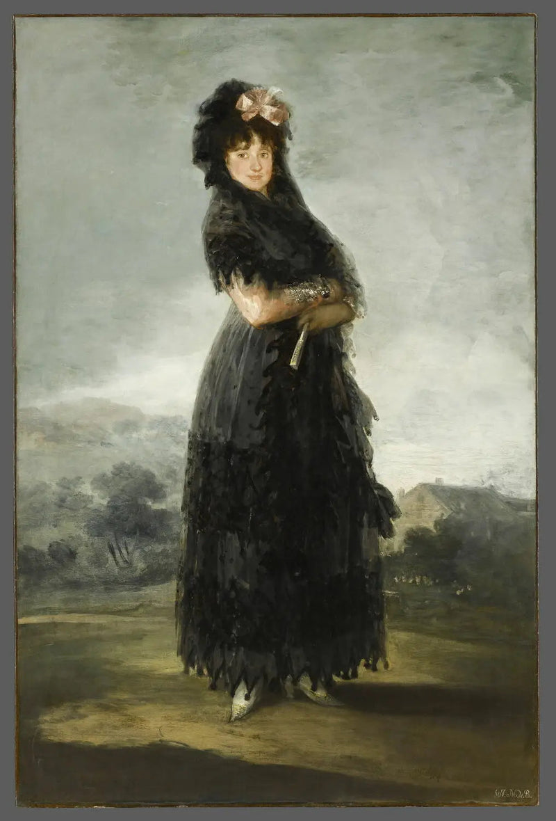 Mariana Waldstein, markiezin van Santa Cruz - Francisco de Goya