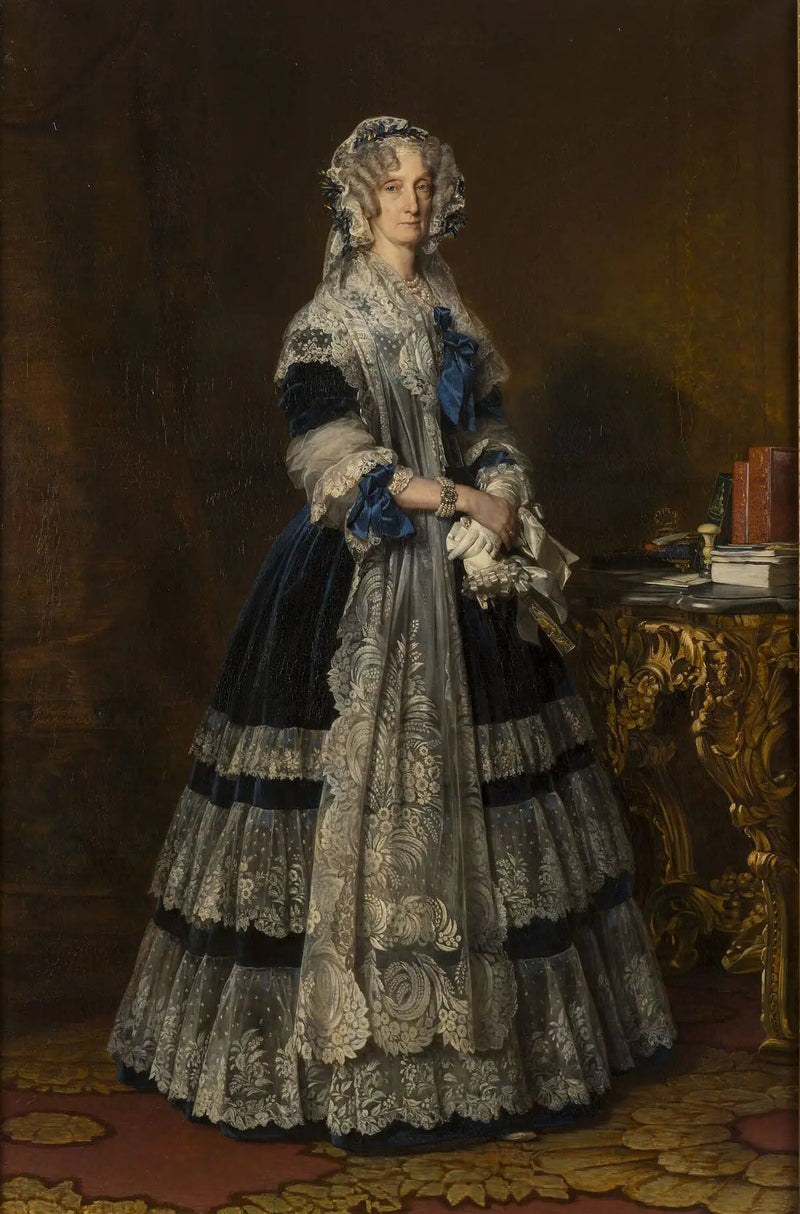 Marie-Amélie de Bourbon, prinses van de Deux Siciles, koningin der Fransen (1782-1866) - Franz Xaver Winterhalter

Source:
Marie-Amélie de Bourbon, princesse des Deux Siciles, reine des Français (1782-1866) - Franz Xaver Winterhalter