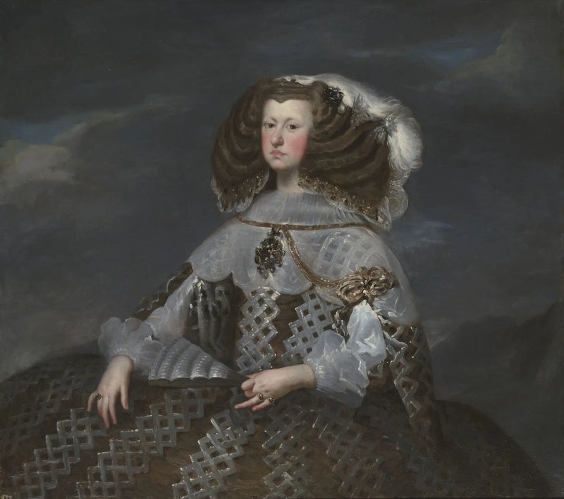 Marie-Anne d'Autriche, koningin van Spanje (1635-1696), regentes - Diego Velázquez