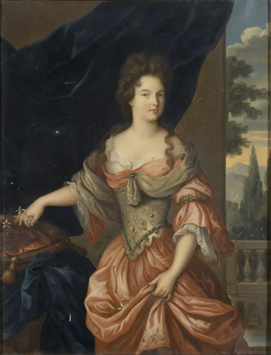 Marie-Anne de Bourbon, hertogin van Vendôme (1678-1718) - Hippolyte Flandrin