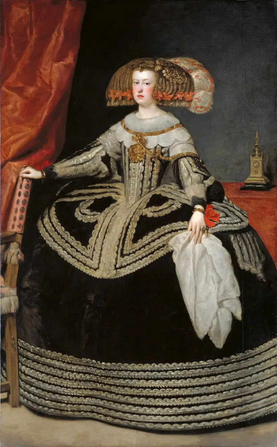 Marie-Anne, koningin van Spanje - Diego Velázquez