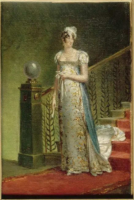 Marie-Annuciade-Caroline Bonaparte, koningin van Napels, in het paleis van de Elysée (1782-1839) - François Gérard

Source:
Marie-Annuciade-Caroline Bonaparte, reine de Naples, au palais de l'Elysée (1782-1839) - François Gérard