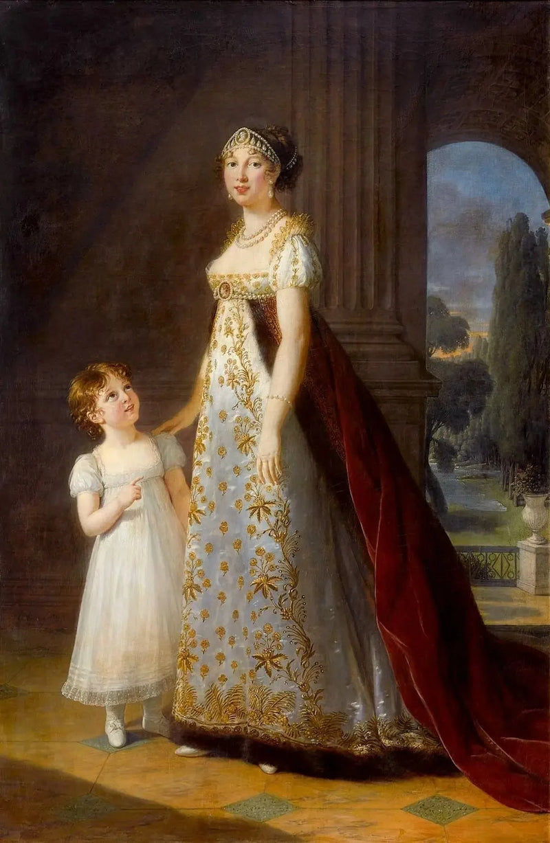 Marie-Annuciade-Caroline Bonaparte, koningin van Napels, met haar dochter Laetitia-Joséphine Murat - Élisabeth Vigeé Le Brun

Source:
Marie-Annuciade-Caroline Bonaparte, reine de Naples, avec sa fille Laetitia-Joséphine Murat - Élisabeth Vigée Le Brun