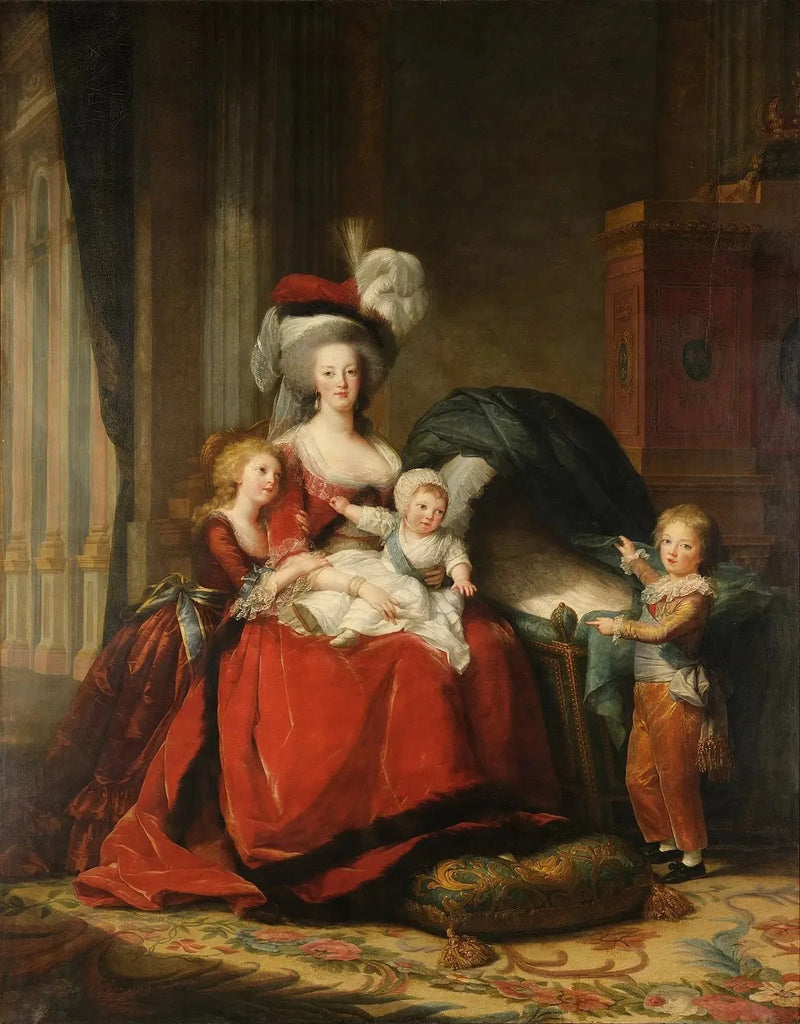 Marie-Antoinette de Lorraine-Habsbourg, koningin van Frankrijk en haar kinderen - Élisabeth Vigeé Le Brun

Source:
Marie-Antoinette de Lorraine-Habsbourg, reine de France et ses enfants - Élisabeth Vigée Le Brun