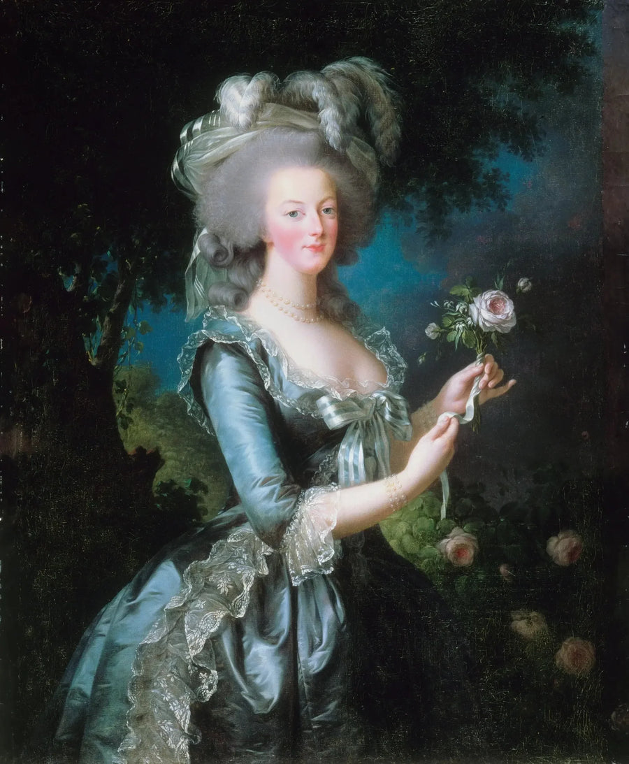 Marie-Antoinette, ook wel bekend als « à la Rose » - Élisabeth Vigée Le Brun

Source:
Marie-Antoinette dite « à la Rose » - Élisabeth Vigée Le Brun
