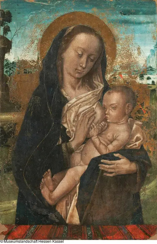Maria met het kind Jezus - Hugo van der Goes