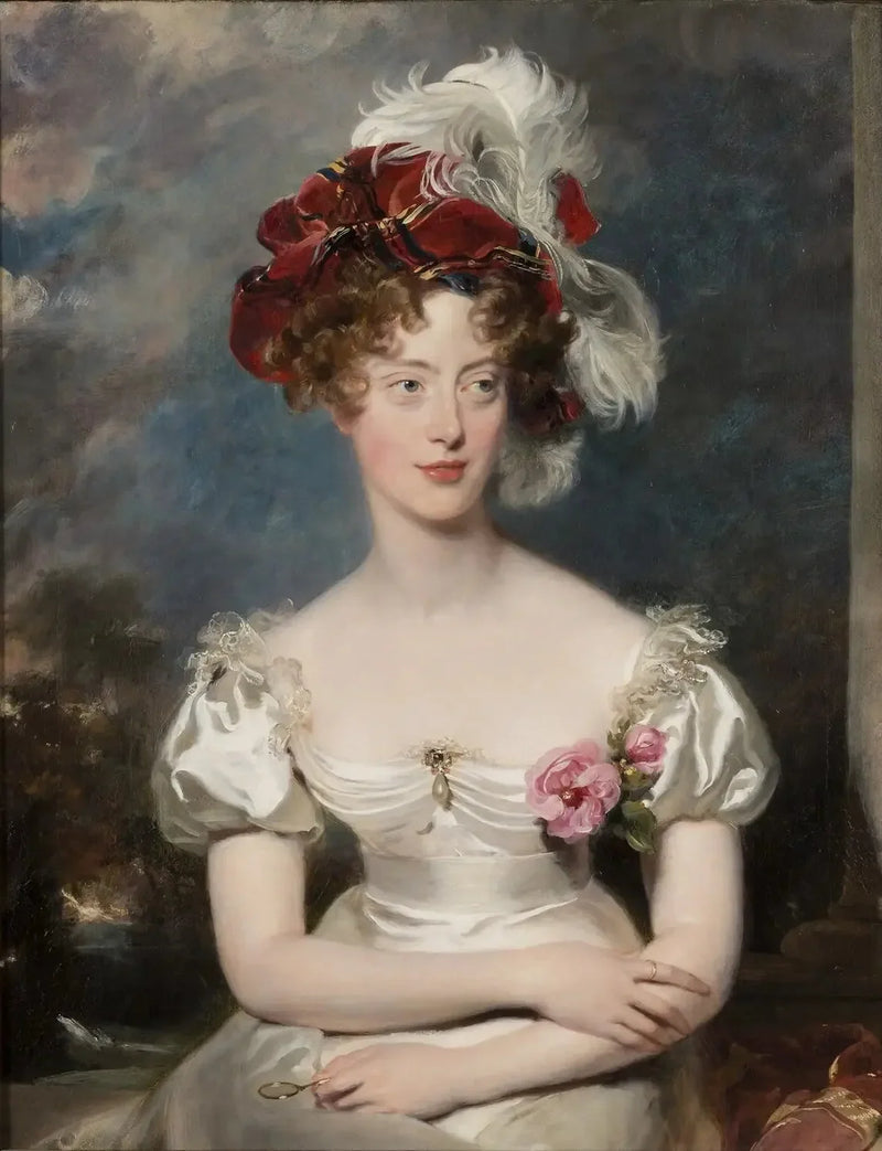 Marie Caroline de Bourbon-Sicilië (1798-1870), hertogin van Berry. - Thomas Lawrence