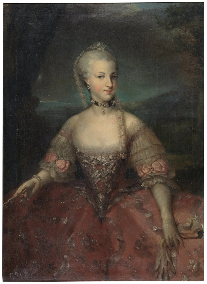 Marie-Caroline van Habsburg-Lotharingen, koningin van Napels - Anton Raphael Mengs