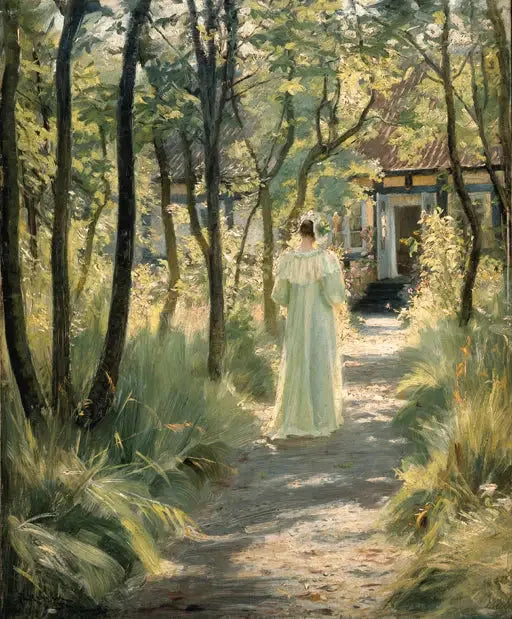 Marie in de tuin - Peder Severin Krøyer