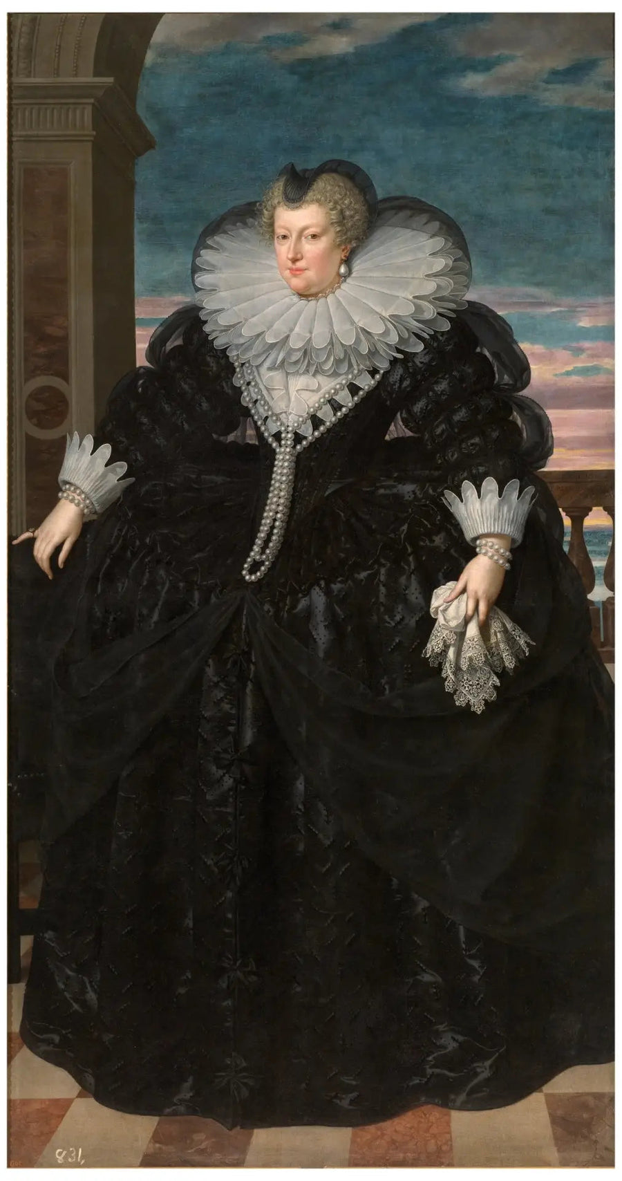 Maria de Médici als weduwe - Frans Pourbus de Jonge

Source:
Marie de Médicis en veuve - Frans Pourbus the Younger
