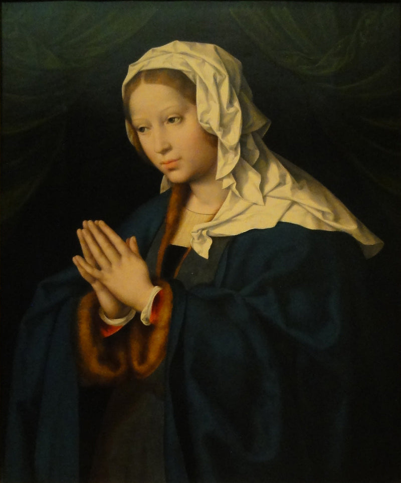 Maria in gebed - Joos van Cleve