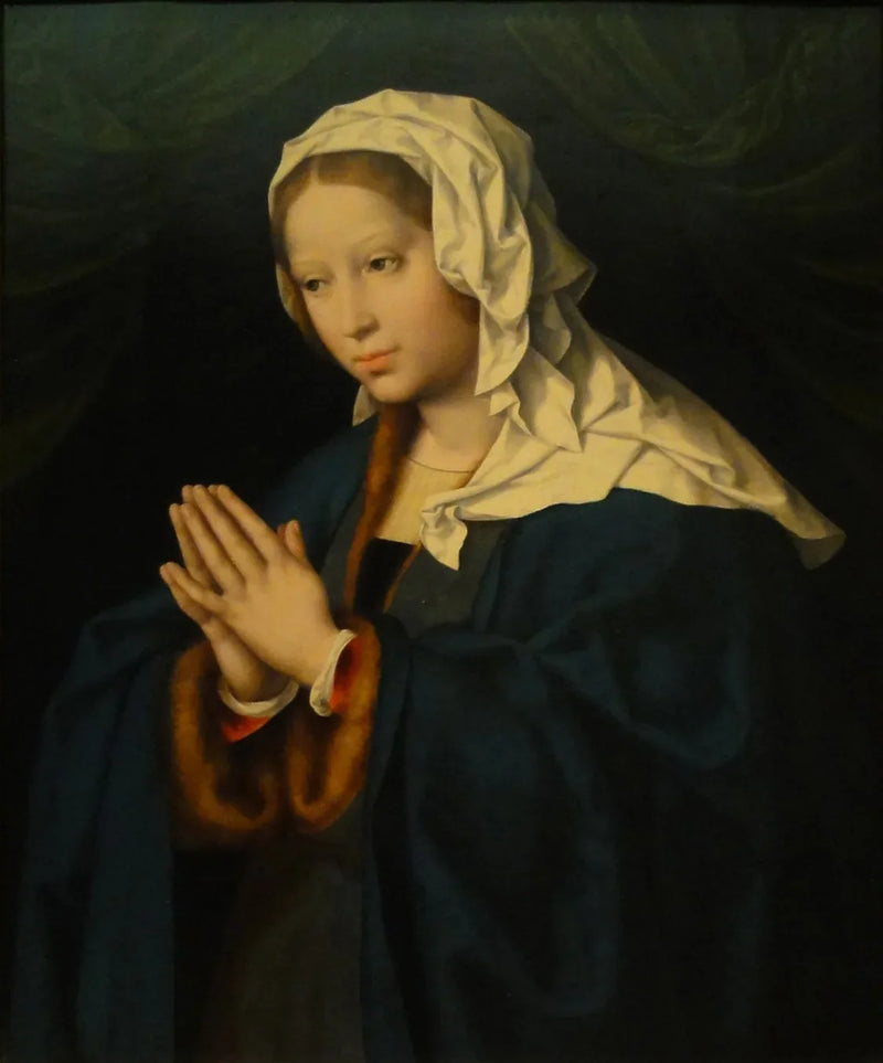 Maria in gebed - Joos van Cleve