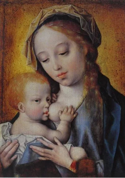 Maria zwanger - Joos van Cleve