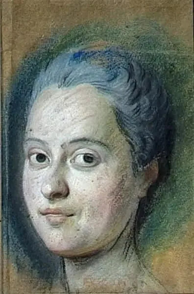 Marie-Josèphe de Saxe, dauphine van Frankrijk (1731-1767) - Maurice-Quentin de La Tour