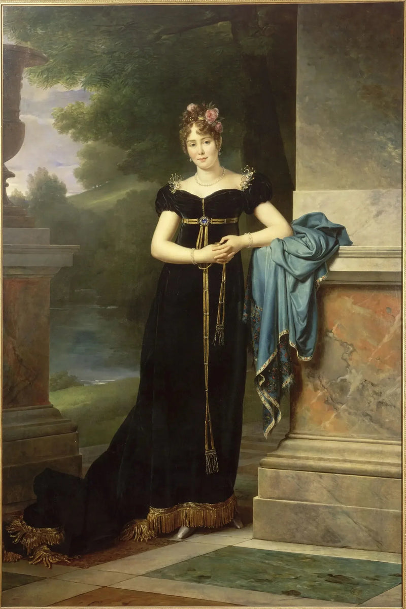 Marie Laczinska (1789-1817) gravin Walewska, daarna gravin d'Ornano - François Gérard

Source:
Marie Laczinska (1789-1817) comtesse Walewska, puis comtesse d'Ornano - François Gérard