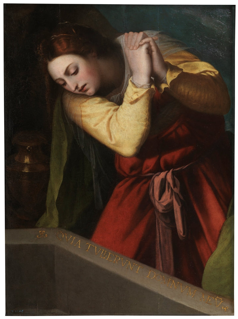 Maria Magdalena voor het graf van Christus - Francisco Ribalta