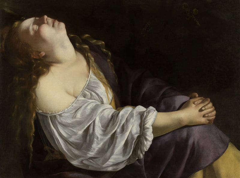 Maria-Magdalena en extase - Artemisia Gentileschi