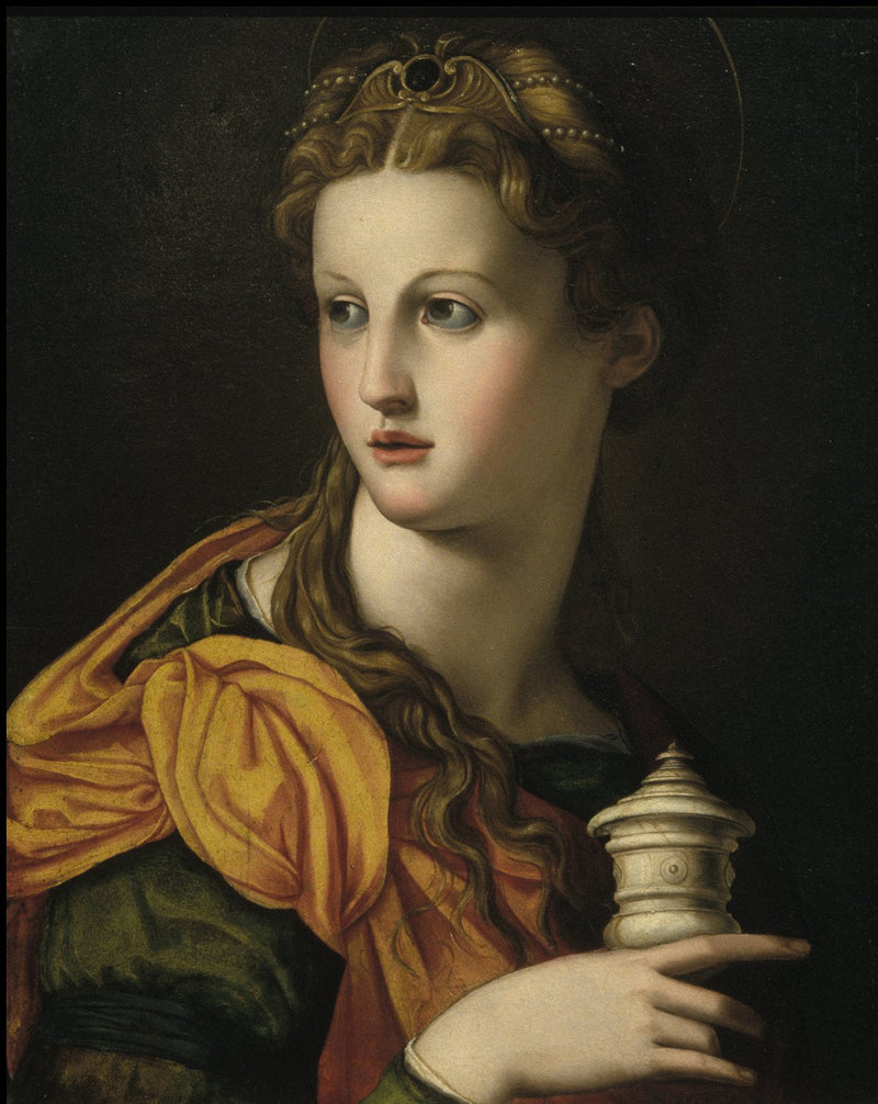 Marie-Madeleine (Jonge Florentijnse afgebeeld als Maria Magdalena) - Bronzino