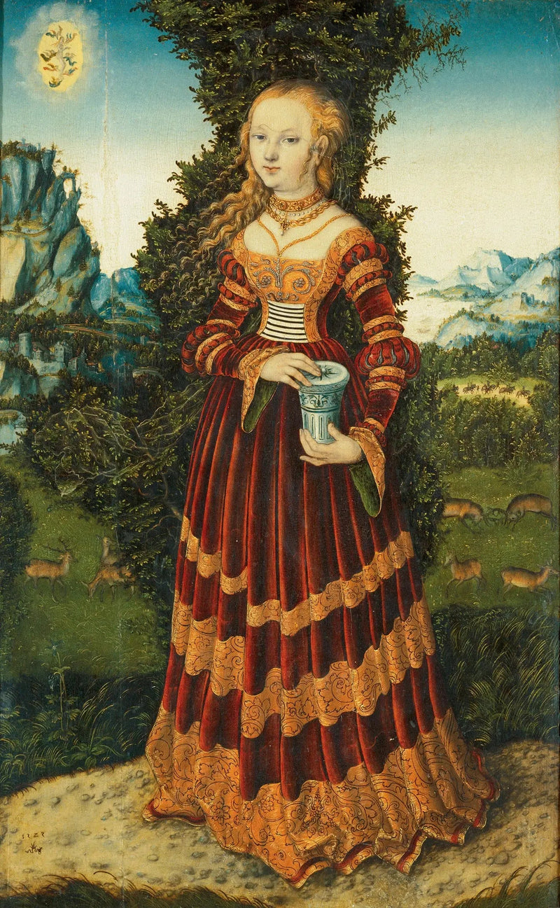 Maria Magdalena - Lucas Cranach de Oudere