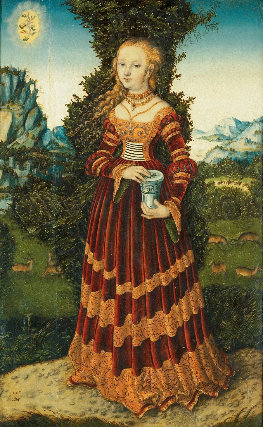 Maria Magdalena - Lucas Cranach de Oudere