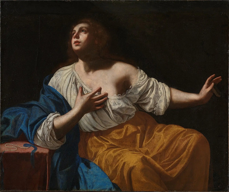 Maria Magdalena in berouw - Artemisia Gentileschi