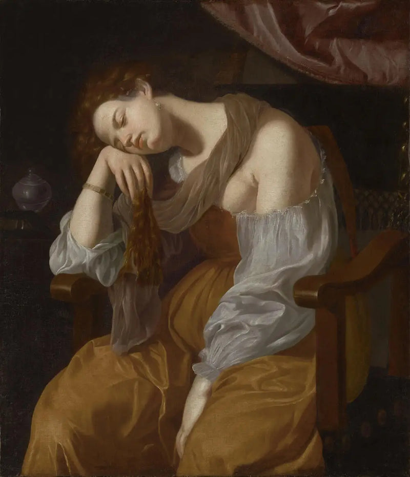 Maria Magdalena in berouw - Artemisia Gentileschi