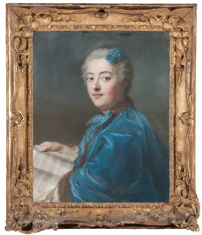 Marie-Sophie de Courcillon, hertogin van Pecquigny, prinses van Rohan - Maurice-Quentin de La Tour