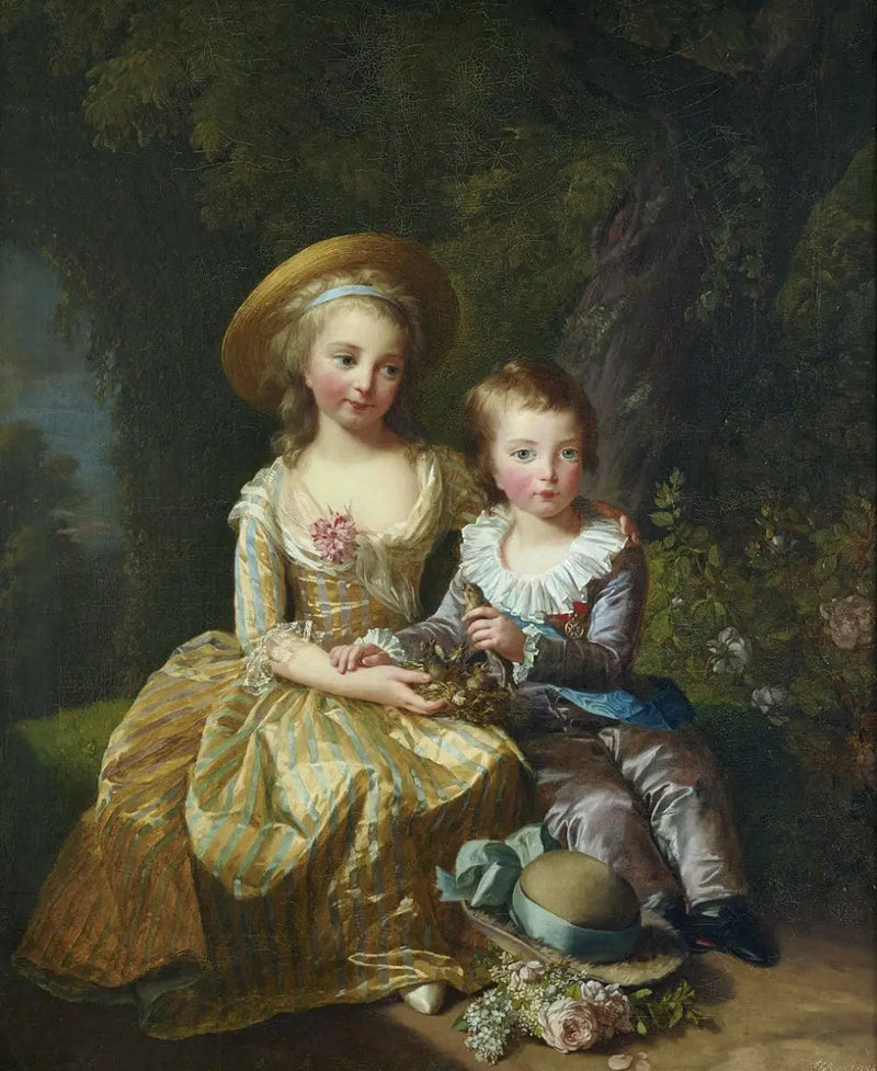 Marie-Thérèse en haar broer de dauphin - Élisabeth Vigeé Le Brun

Source:
Marie-Thérèse et son frère le dauphin - Élisabeth Vigée Le Brun