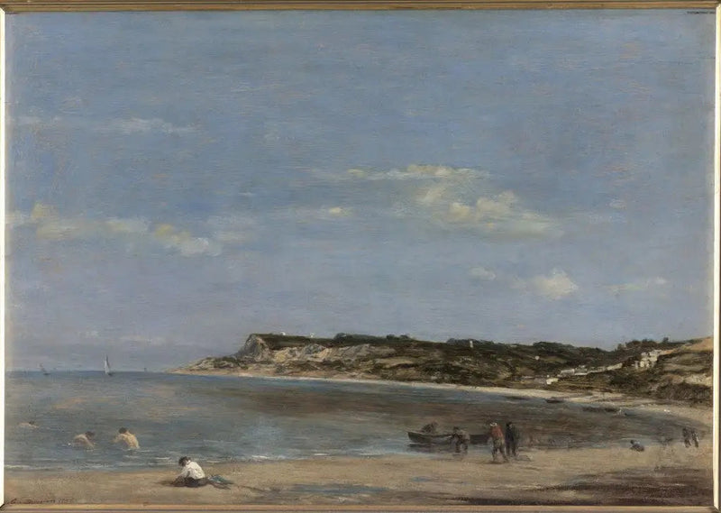 Marine, Normand strand - Eugène Boudin