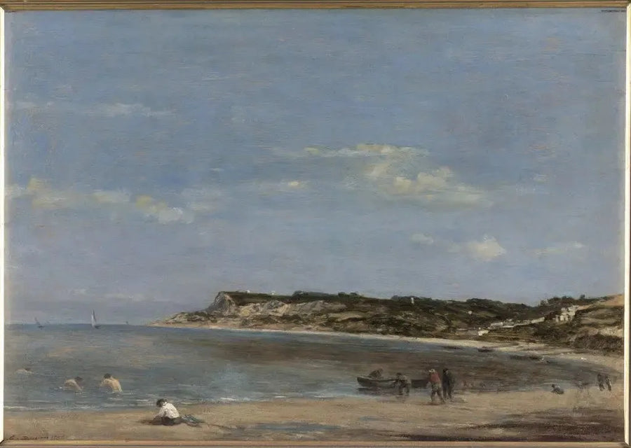 Marine, Normand strand - Eugène Boudin