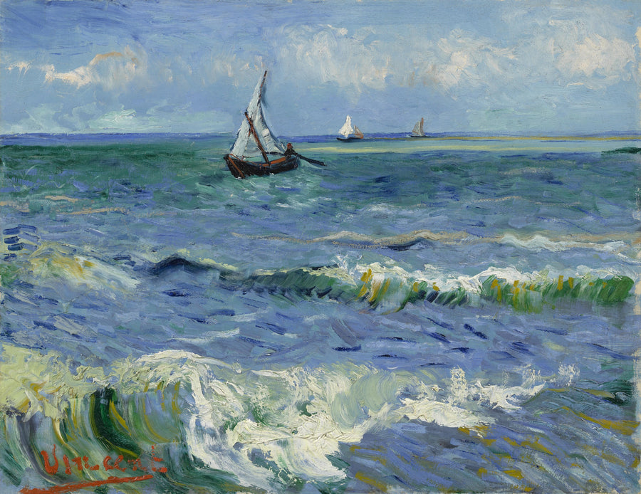 Zeelandschap nabij de Saintes-Maries-de-la-Mer - Vincent van Gogh