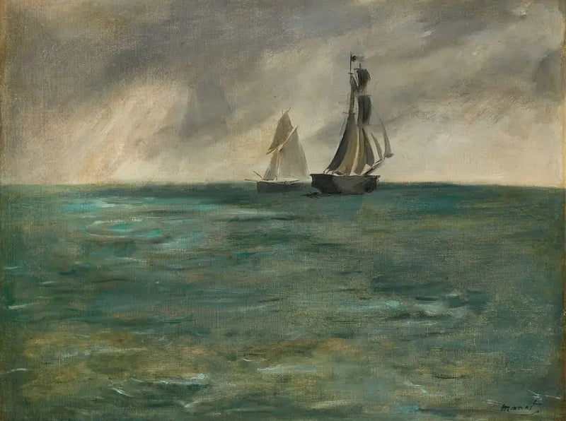 Marine, stormachtig weer - Édouard Manet