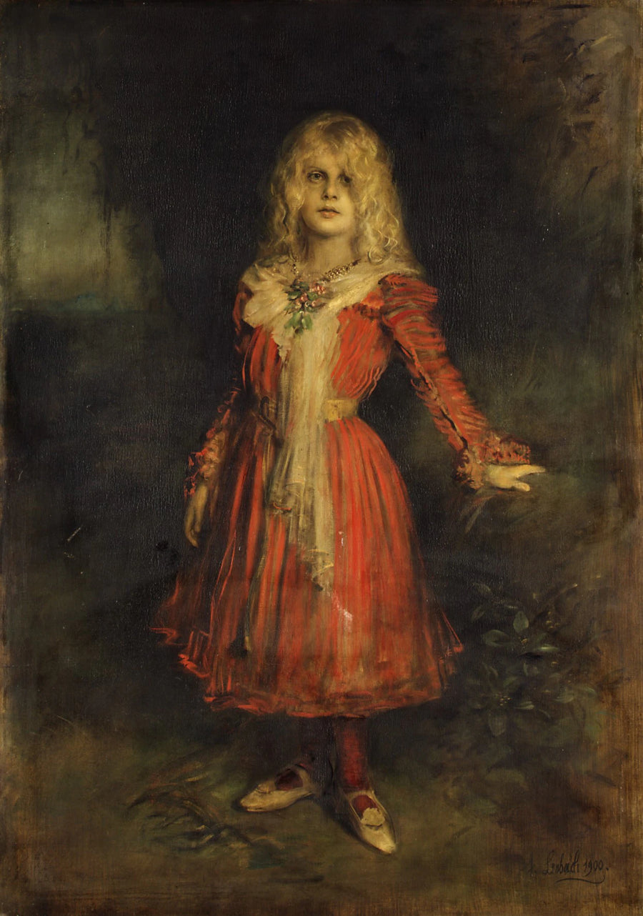 Marion Lenbach (1892-1947), la fille de l'artiste - Franz von Lenbach