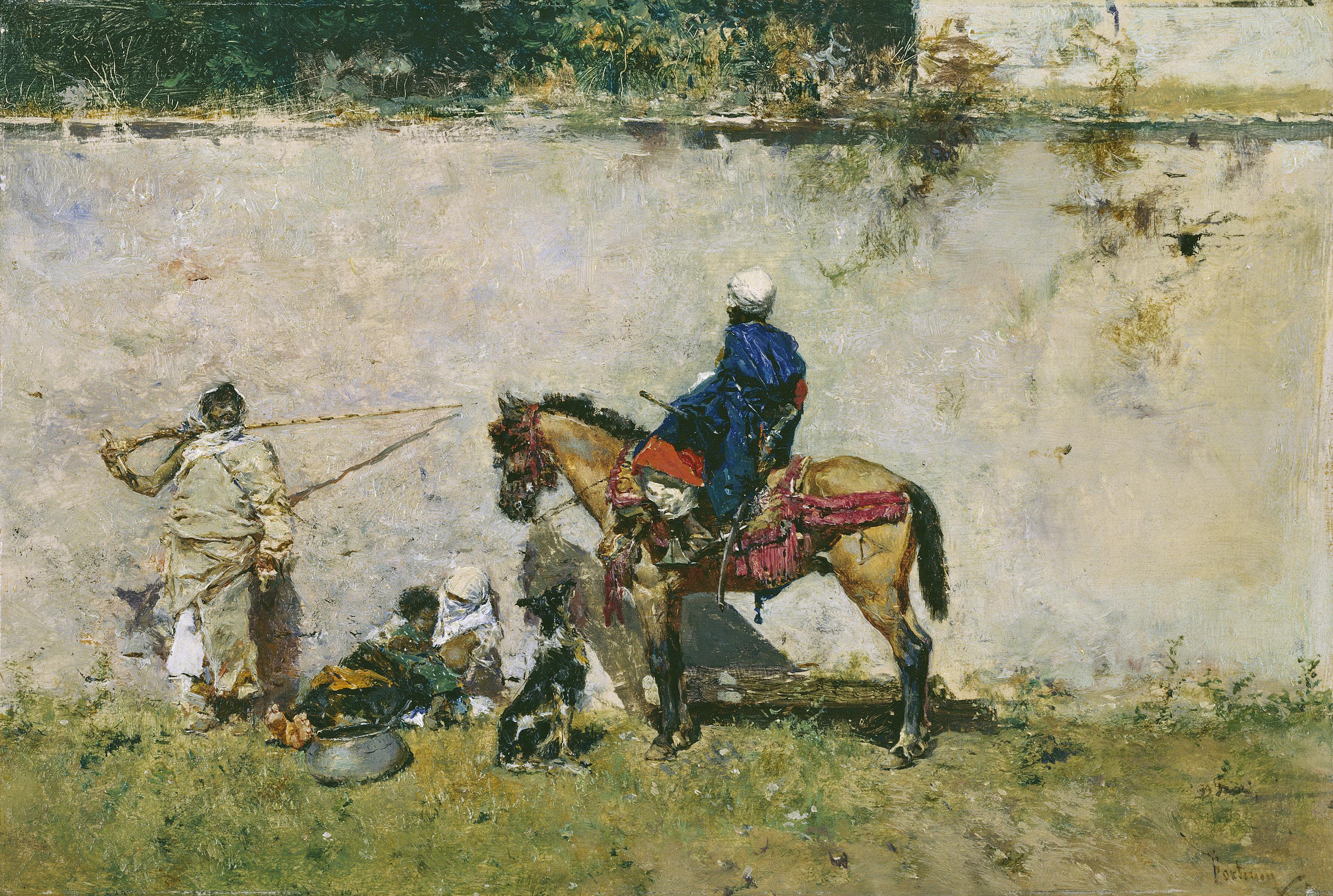 Marocains - Mariano Fortuny Marsal image 1 reproduction réalisée par Alpha Reproduction