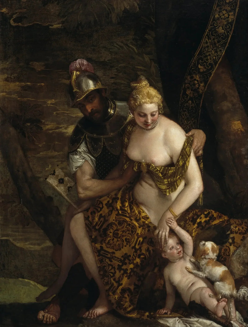 Mars die Venus ontkleedt met Cupido en een hond - Paul Véronèse

Source:
Mars déshabillant Vénus avec Cupidon et un chien - Paul Véronèse