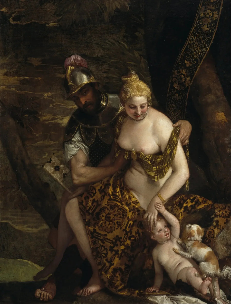 Mars die Venus ontkleedt met Cupido en een hond - Paul Véronèse

Source:
Mars déshabillant Vénus avec Cupidon et un chien - Paul Véronèse