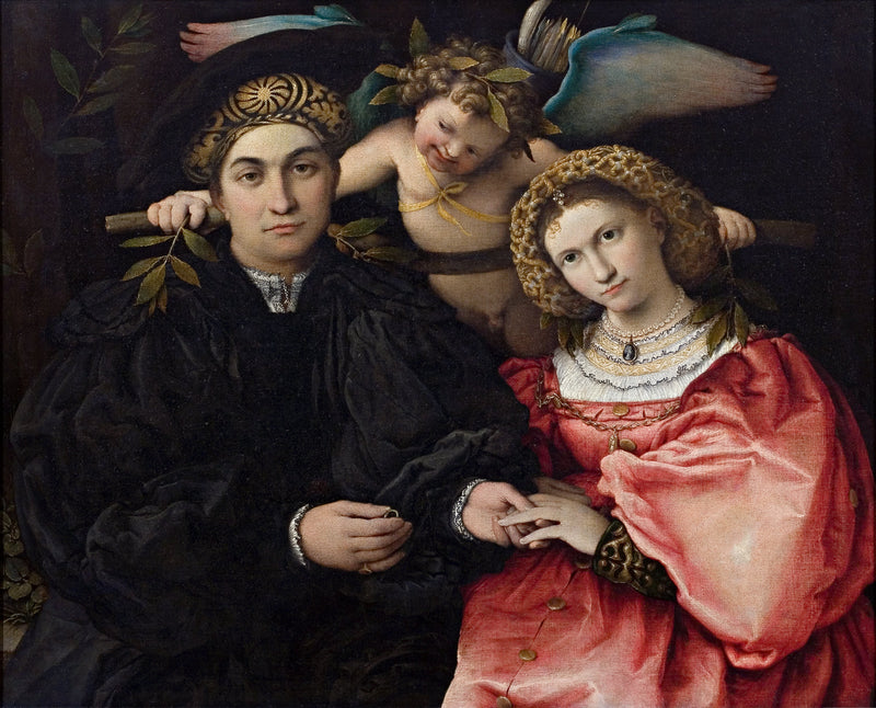 Marsilio Cassotti en zijn echtgenote Faustine - Lorenzo Lotto