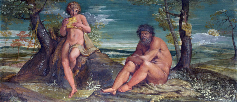 Marsyas en de Olympus - Annibale Carracci